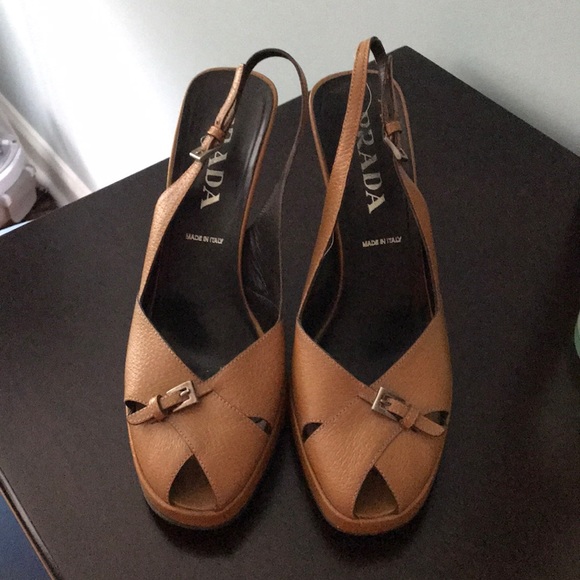 Prada vintage open toe  platform shoes - Picture 2 of 4